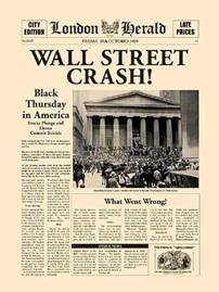 Image result for wall street crash