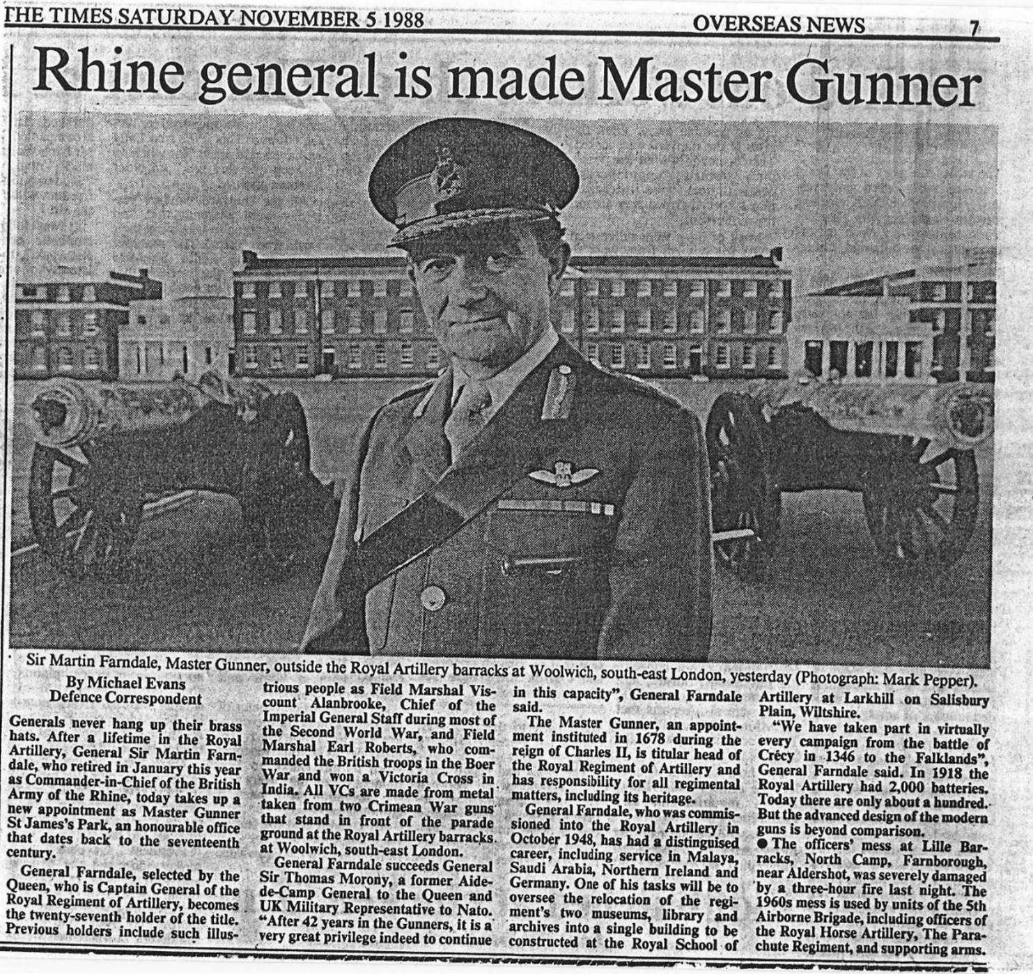 A newspaper with a person in uniform

Description automatically generated