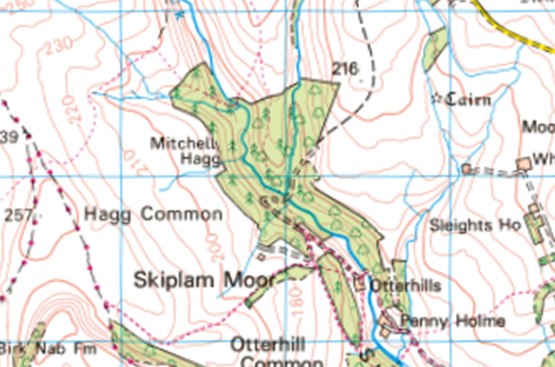 A map of a mountain range

Description automatically generated