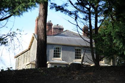 A house with trees in the background

Description automatically generated