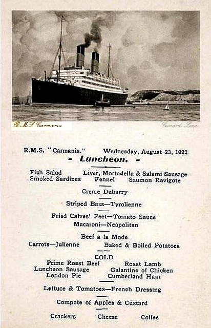 A menu with a ship in the water

Description automatically generated